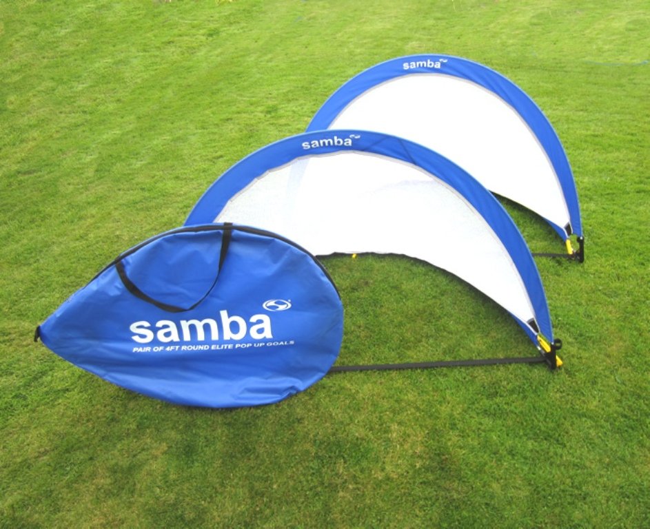 Samba Elite Football Goals Two 4ft Pop Up Goals Home Games